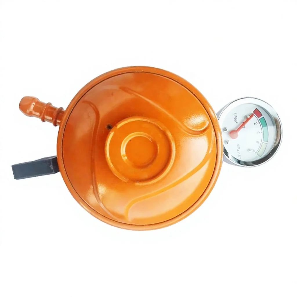 Ruifen 27mm High-Precision LPG Regulator with Integrated Gauge - West Africa Market Edition