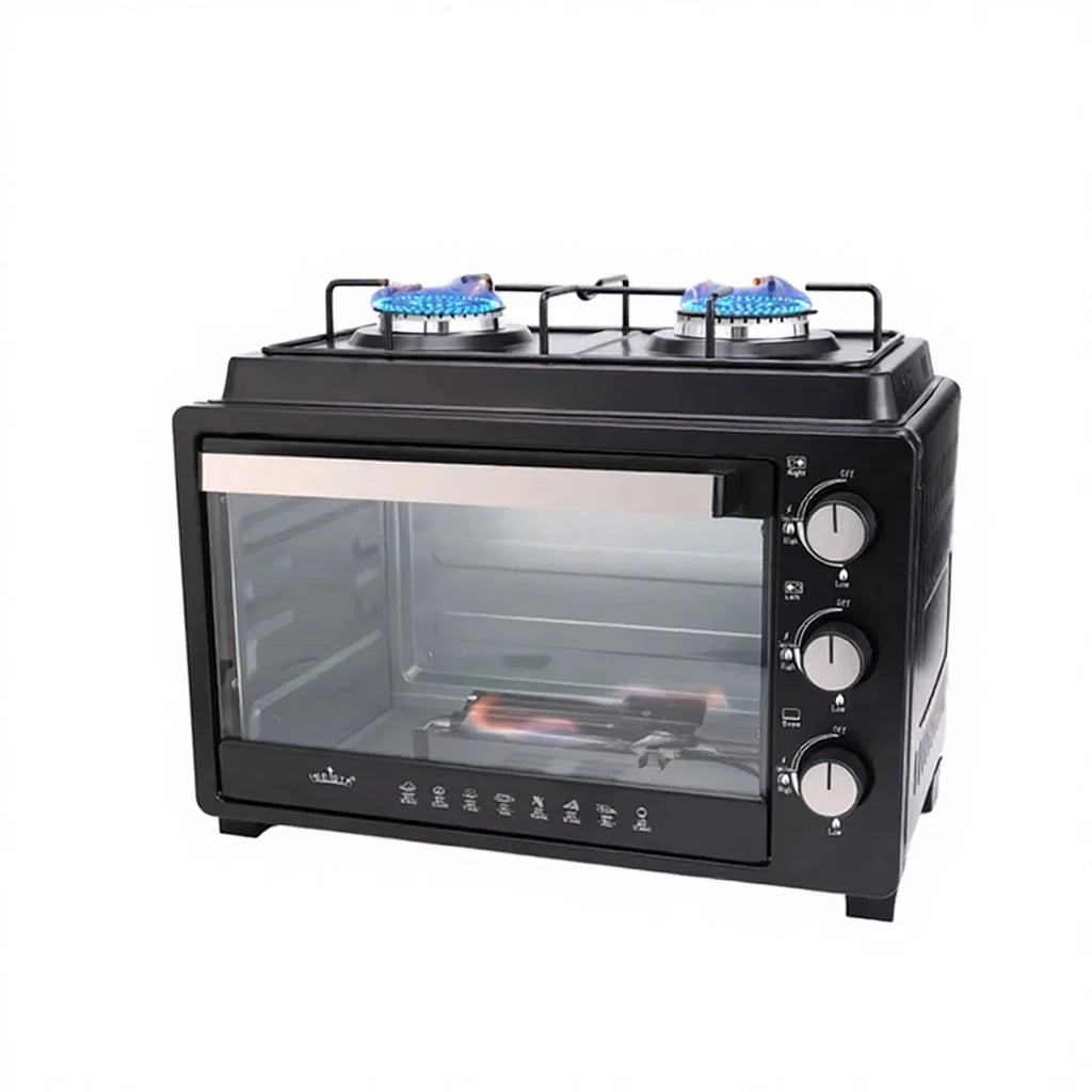 Ruifen 30L Portable LPG Camping Gas Oven with Cooker - Outdoor Kitchen Solution