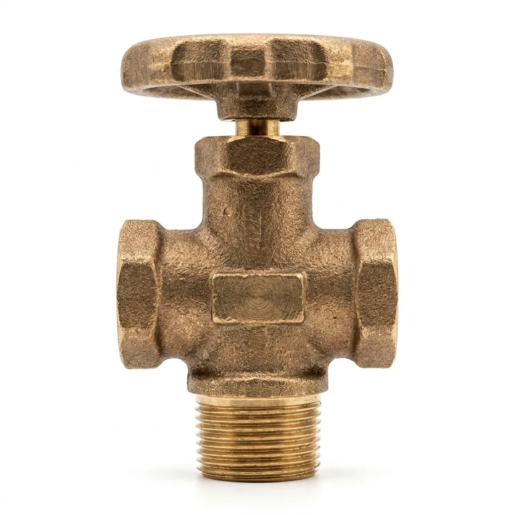 Ruifen Standard M16x1.5 Brass LPG Valve - Multi-Capacity Cylinder Support