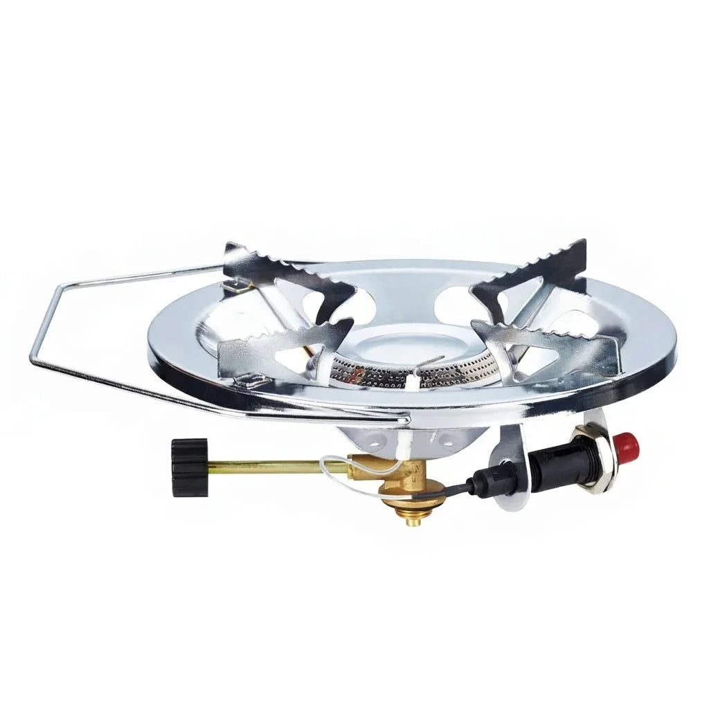 Ruifen Professional LPG Gas Stove Valve & Connector Assembly - Heavy Duty Steel