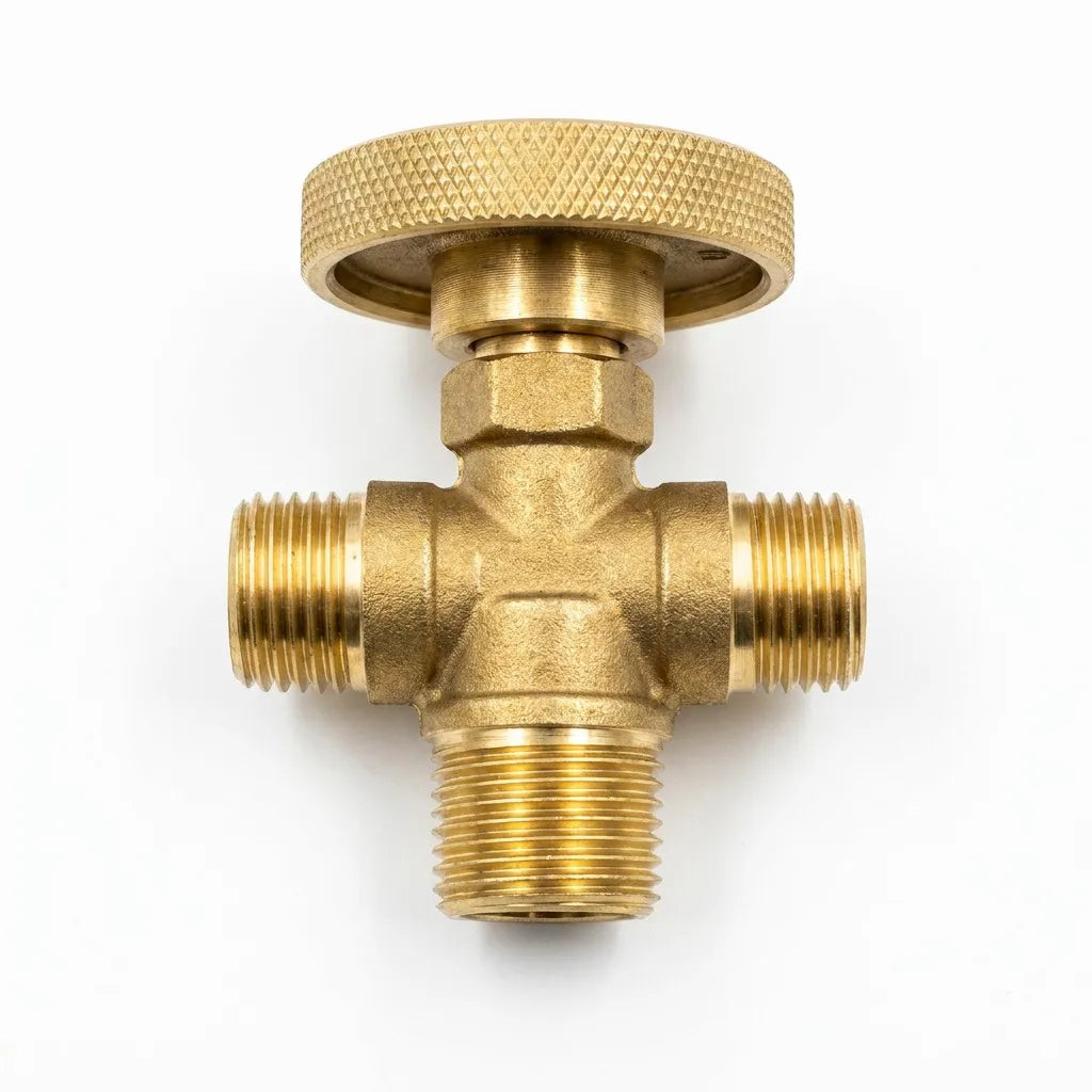 Ruifen Standard Brass LPG Valve - Specialized 3kg/6kg Cylinder Regulator