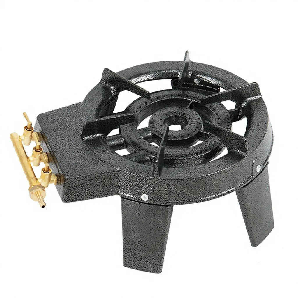 Ruifen Heavy-Duty Cast Iron Single Burner LPG Gas Cooktop - Commercial Grade