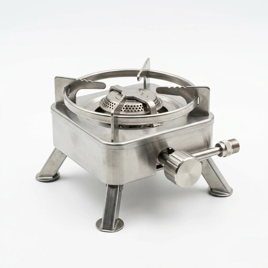 Ruifen Portable Stainless Steel Mini Gas Burner - Outdoor & Camping B2B Edition