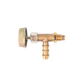 Ruifen Brass T-Valve Control for Outdoor Camping LPG Cylinders
